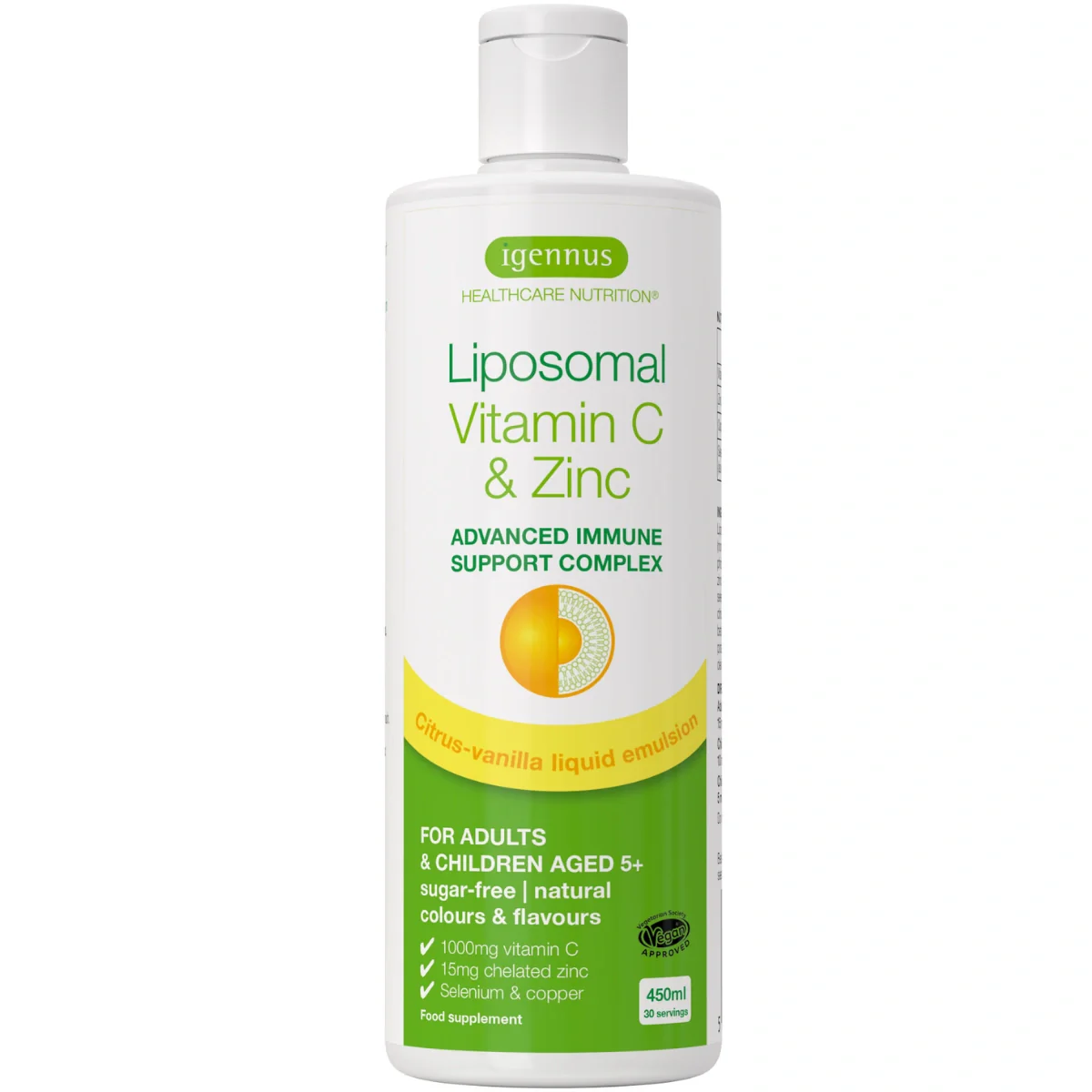 Liposomal Vitamin C 1000mg & Zinc