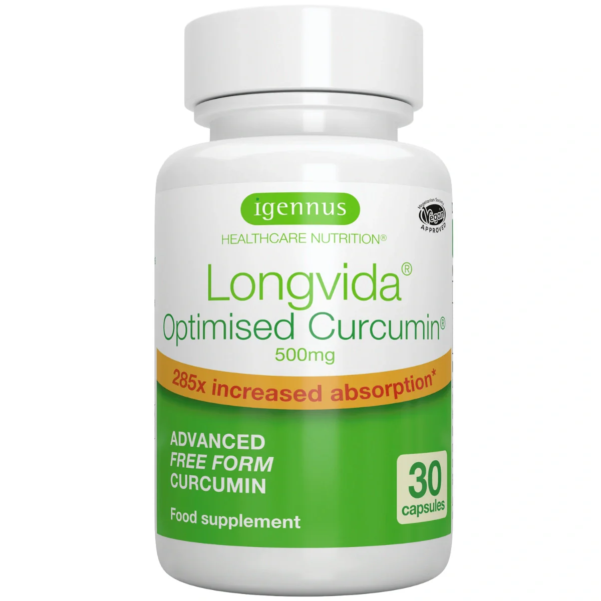 Longvida® Optimised Curcumin 500mg