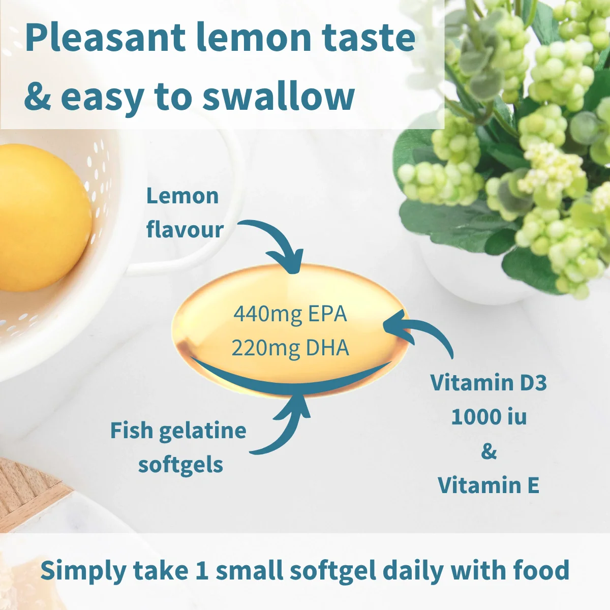 Super Concentrated Omega-3 Wild Fish Oil & Vitamin D - Image 3