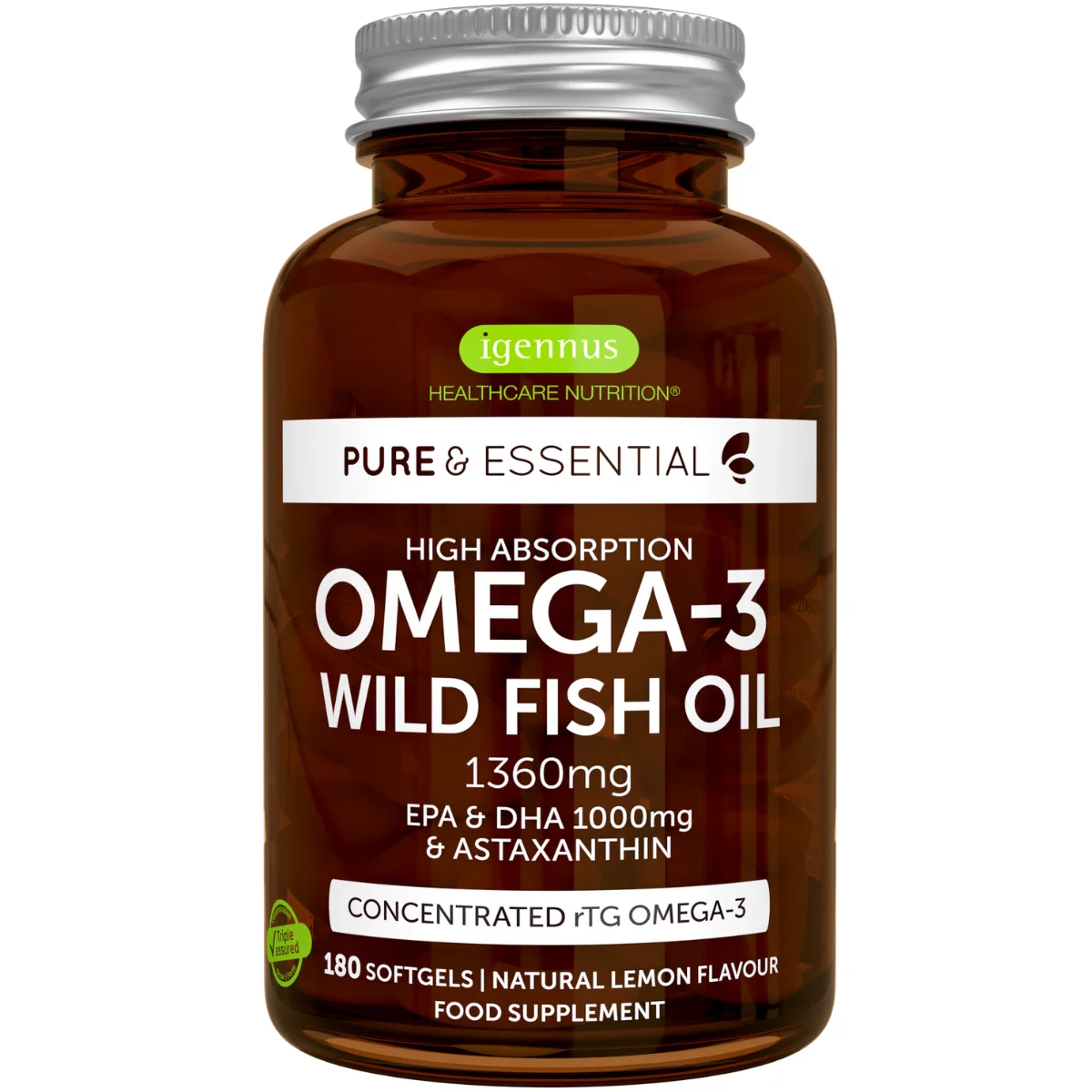 High absorption Omega-3 Wild Fish Oil