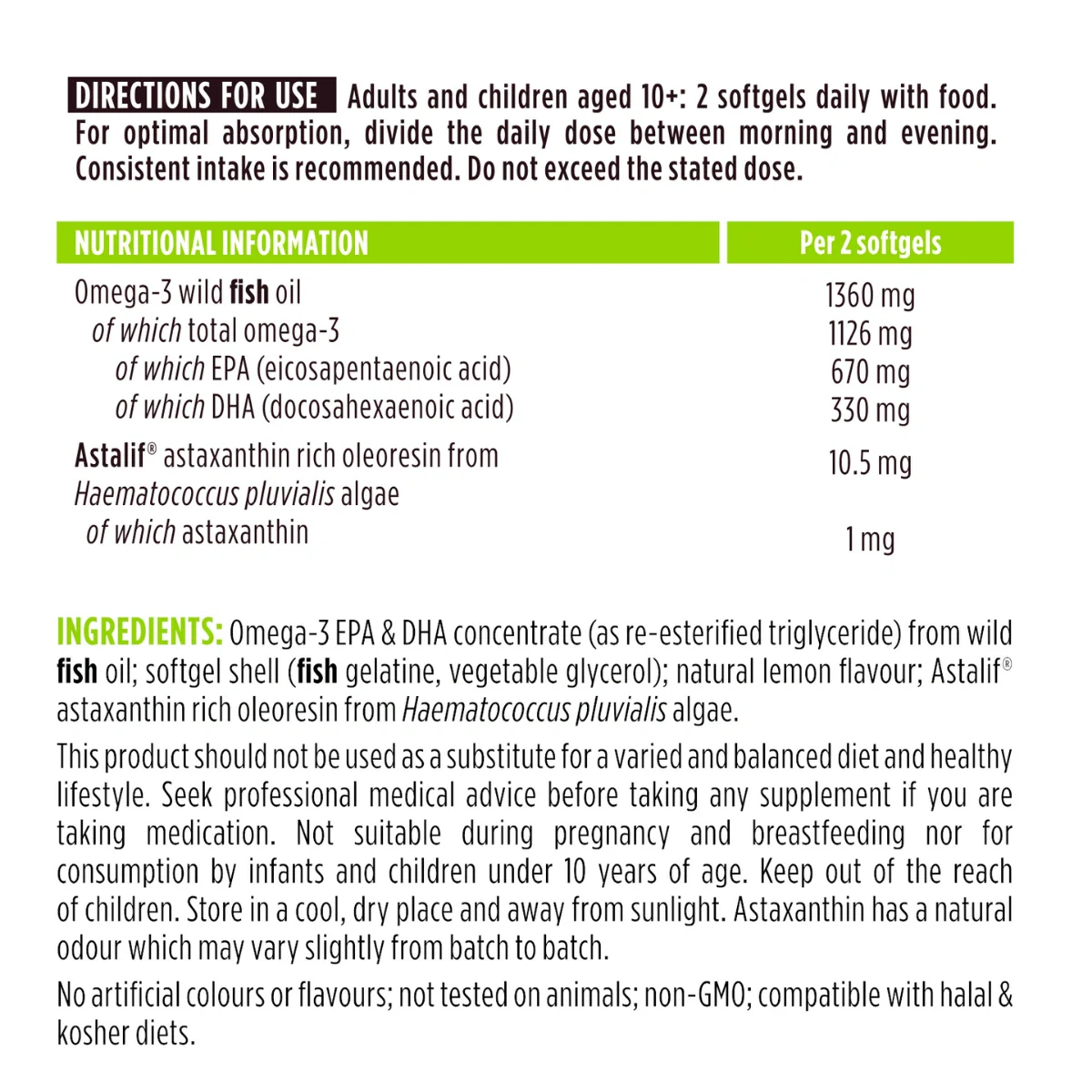 High absorption Omega-3 Wild Fish Oil - Image 4