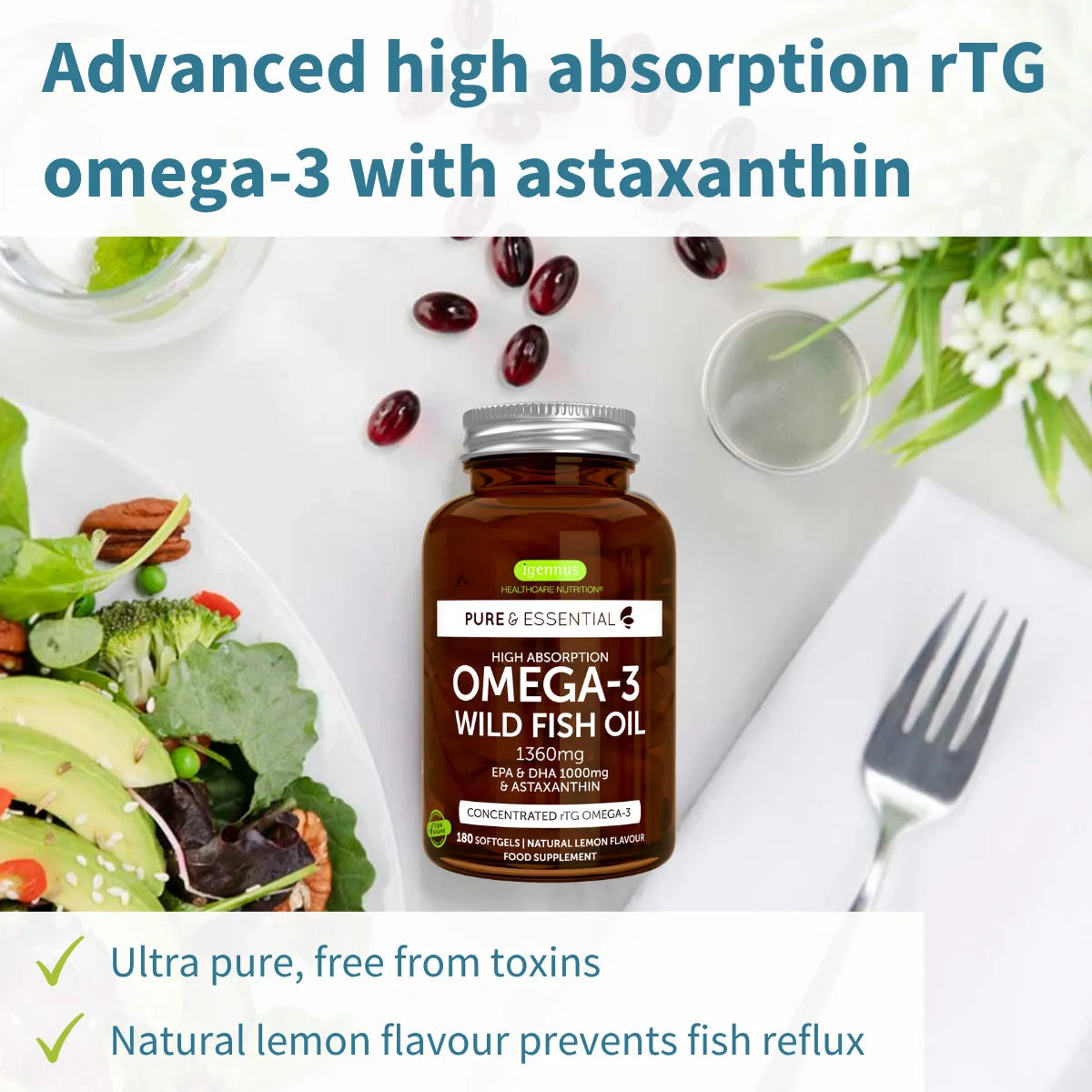 High absorption Omega-3 Wild Fish Oil - Image 2