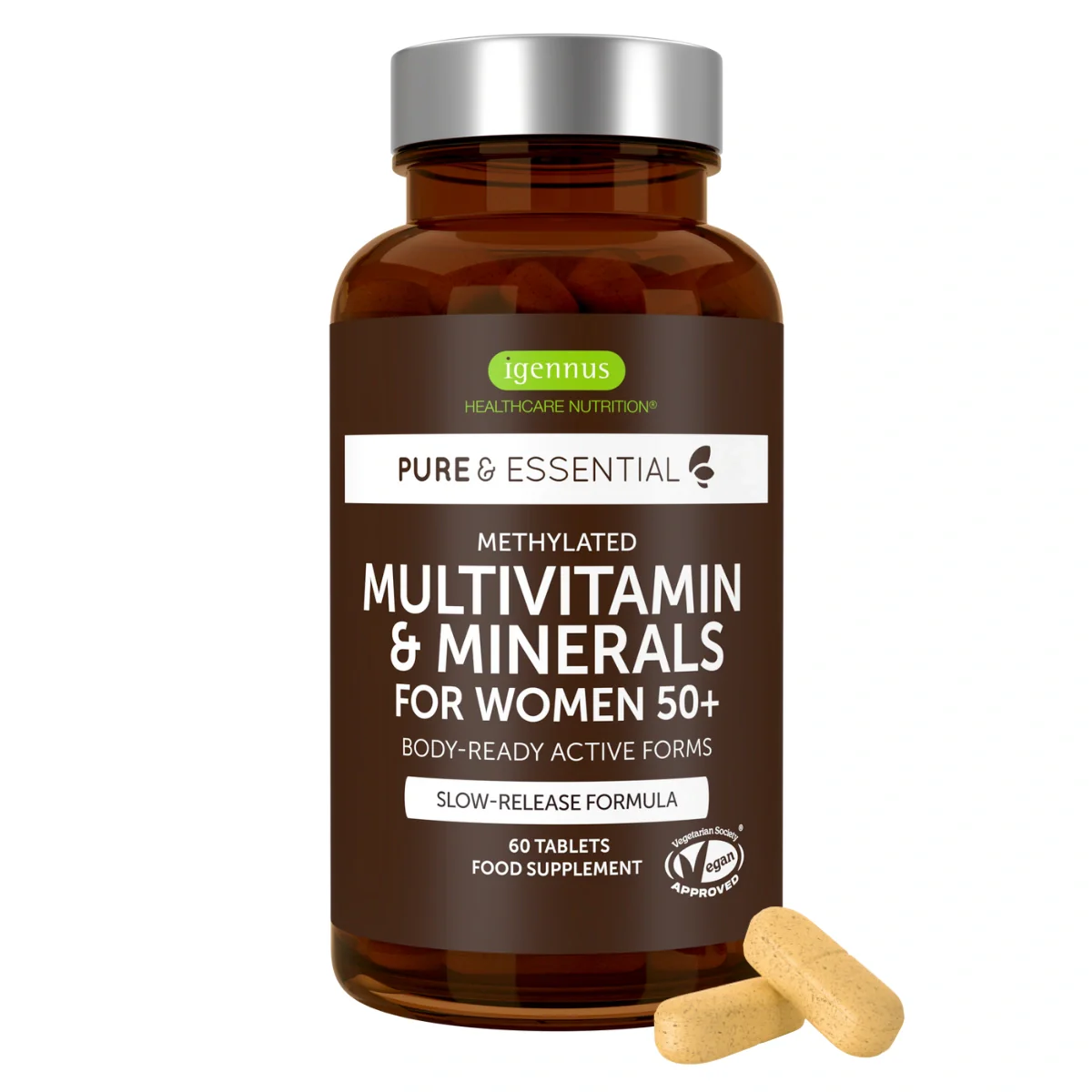 Methylated Multivitamin & Minerals for Women 50+